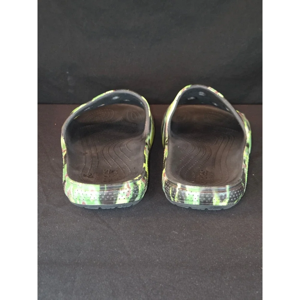 Crocs Mens M8/W10‎ Classic Camo Slide Sandals Comfort Casual Slip On